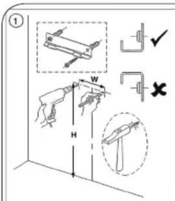 DOMO DO7317M - Installatie aan de muur - 1