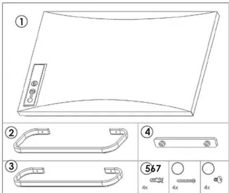 DOMO DO7316M - Installation kit - 1