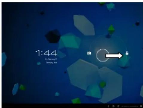Axxion ATAB922 - Allumez la tablette - 1