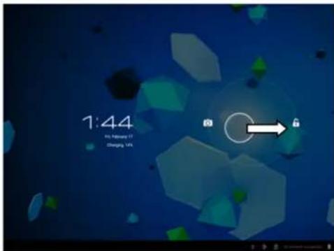 Axxion ATAB714 - Turn the tablet on - 1
