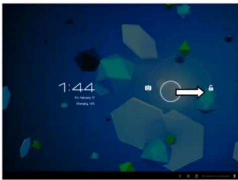Axxion ATAB714 - Zet de tablet aan - 1