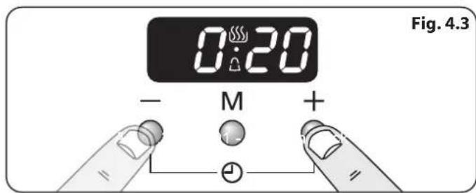 FALCON Nexus 90 Induction - Rérégler le rappel des minutes - 3