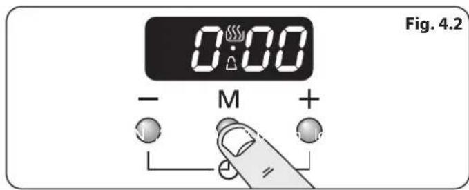 FALCON Professional Plus 90 Induction - Rerégler le rappel des minutes - 2