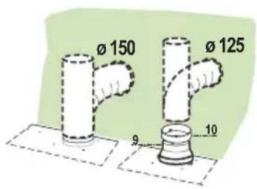 FALCON LEIHDC120SCEU - SAÍDA DO AR PARA A VERSÃO ASPIRANTE - 1