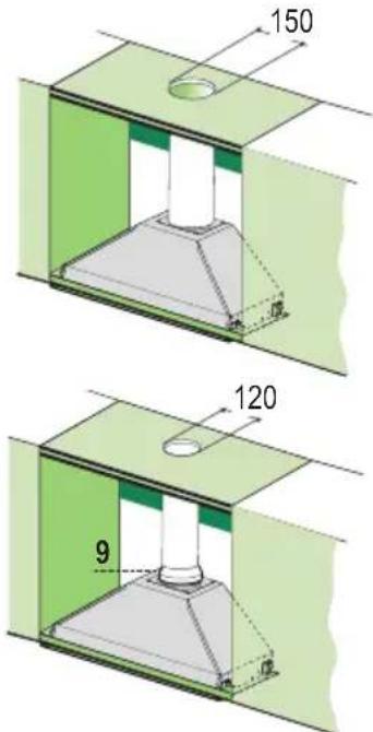 FALCON Integratedhood - ANSCHLUSS IN UMLUFTVERSION - 1