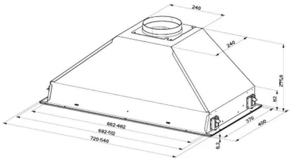 FALCON Integratedhood - Encombrement - 1