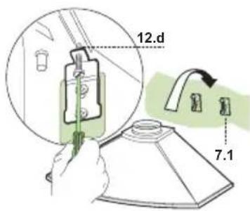 FALCON FALHDC90CYC - Mounting the hood body - 1