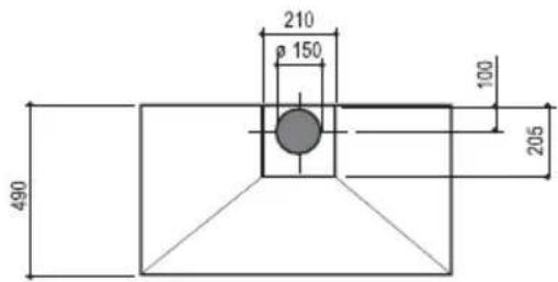 FALCON FALHDC90BB - Encombrement - 3