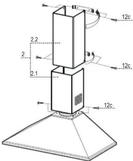 FALCON FALHDC90BB - Chimenea inferior - 1
