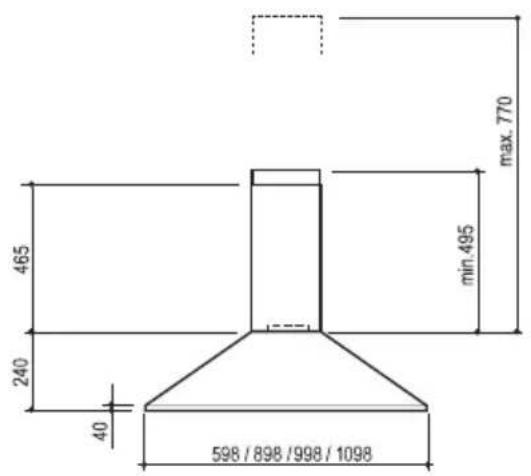 FALCON FALHDC90BB - Dimensions - 1