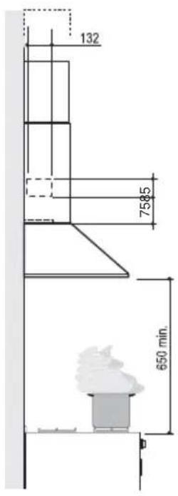 FALCON FALHDC90BB - Encombrement - 2
