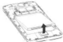 PRESTIGIO MultiPhone 5307 DUO - Désinstaller le couvercle arrière et la batterie - 2