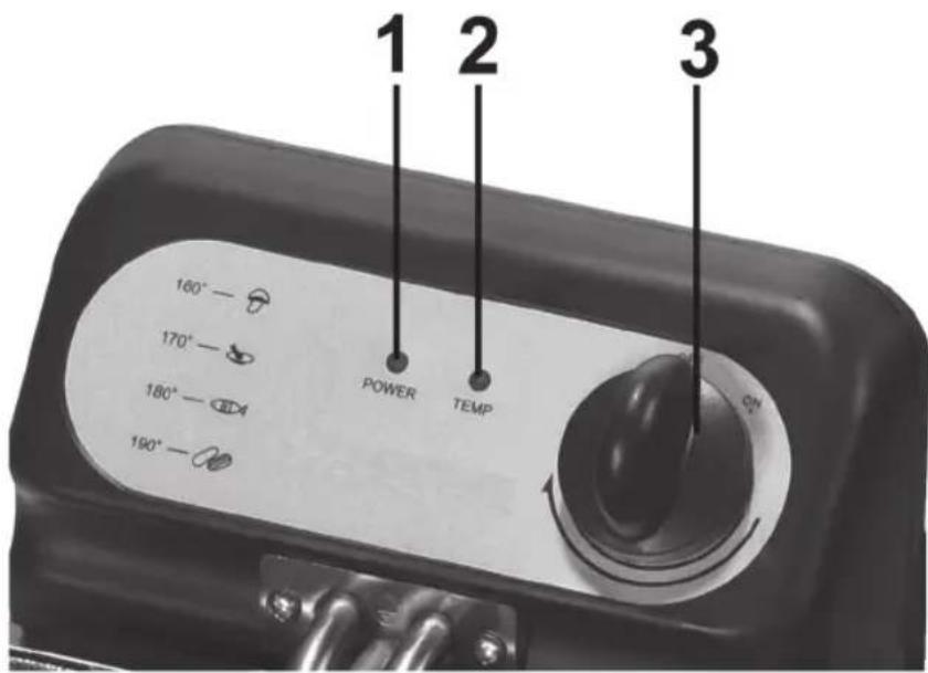 CLATRONIC FR 3194 - Übersicht der Bedienelemente - 1