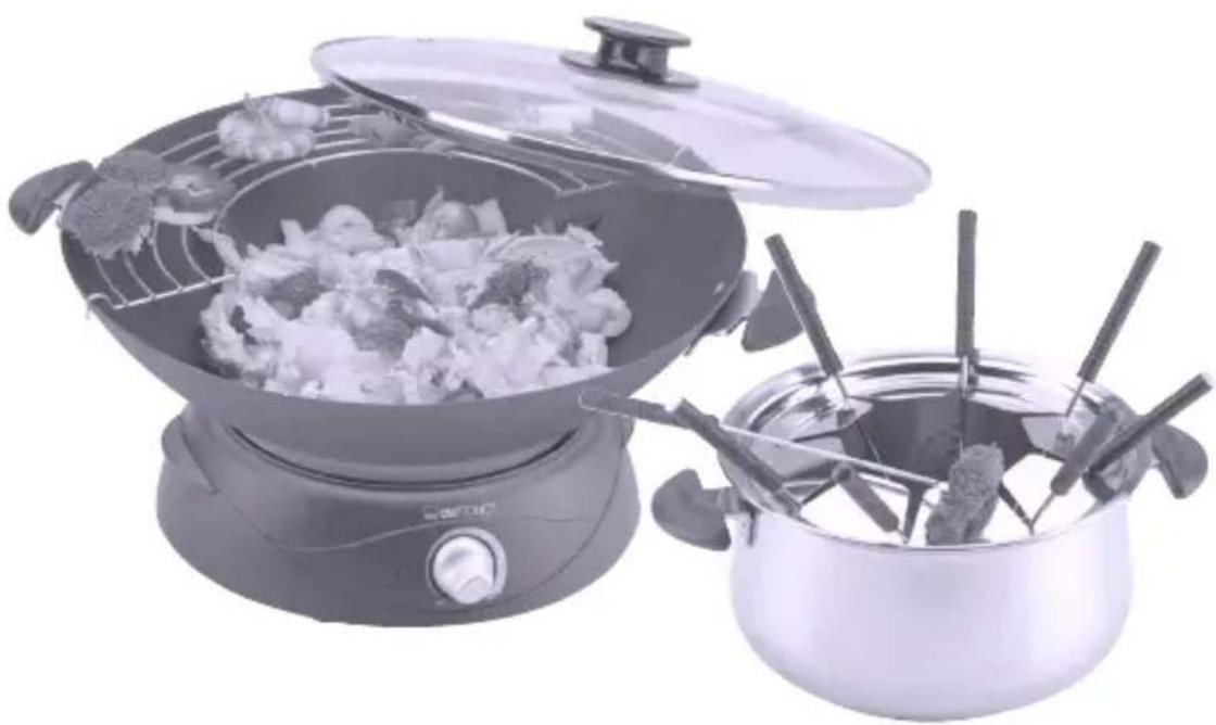 CLATRONIC FWS 2763 - Fondue-Wok-Set - 1