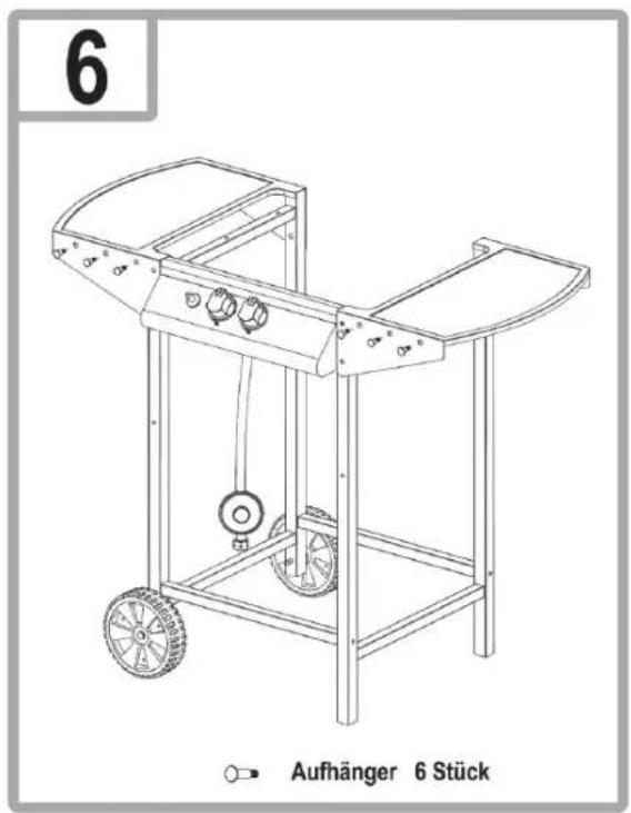 CLATRONIC GG 3590 - Für den Aufbau benötigen Sie: - 7