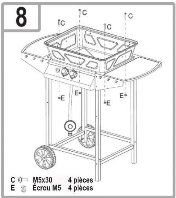 CLATRONIC GG 3590 - Monter le gril - 10