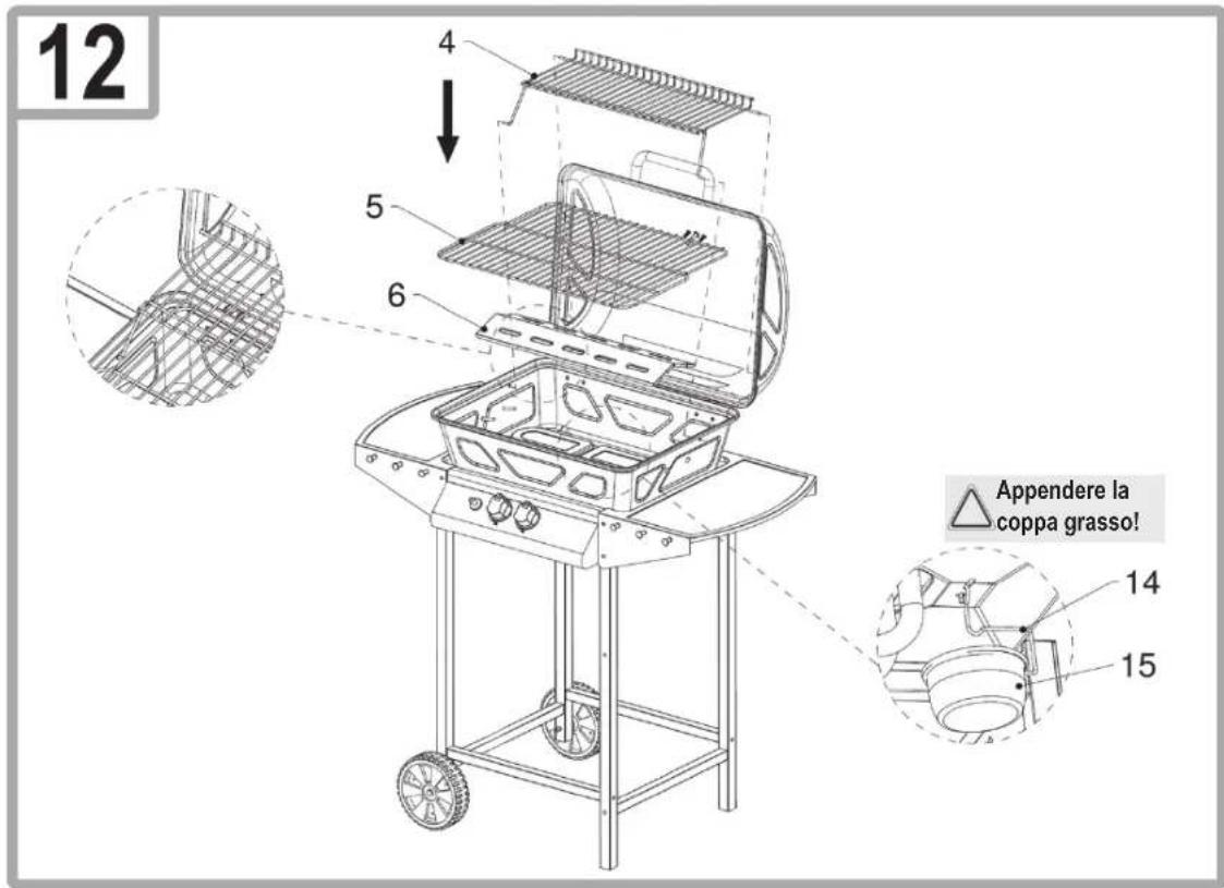 CLATRONIC GG 3590 - Montare la griglia - 8