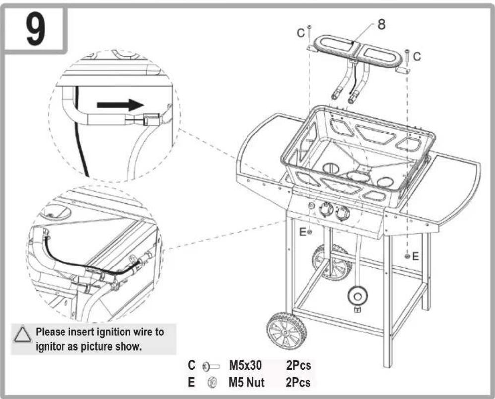 CLATRONIC GG 3590 - Assembling the Grill - 8