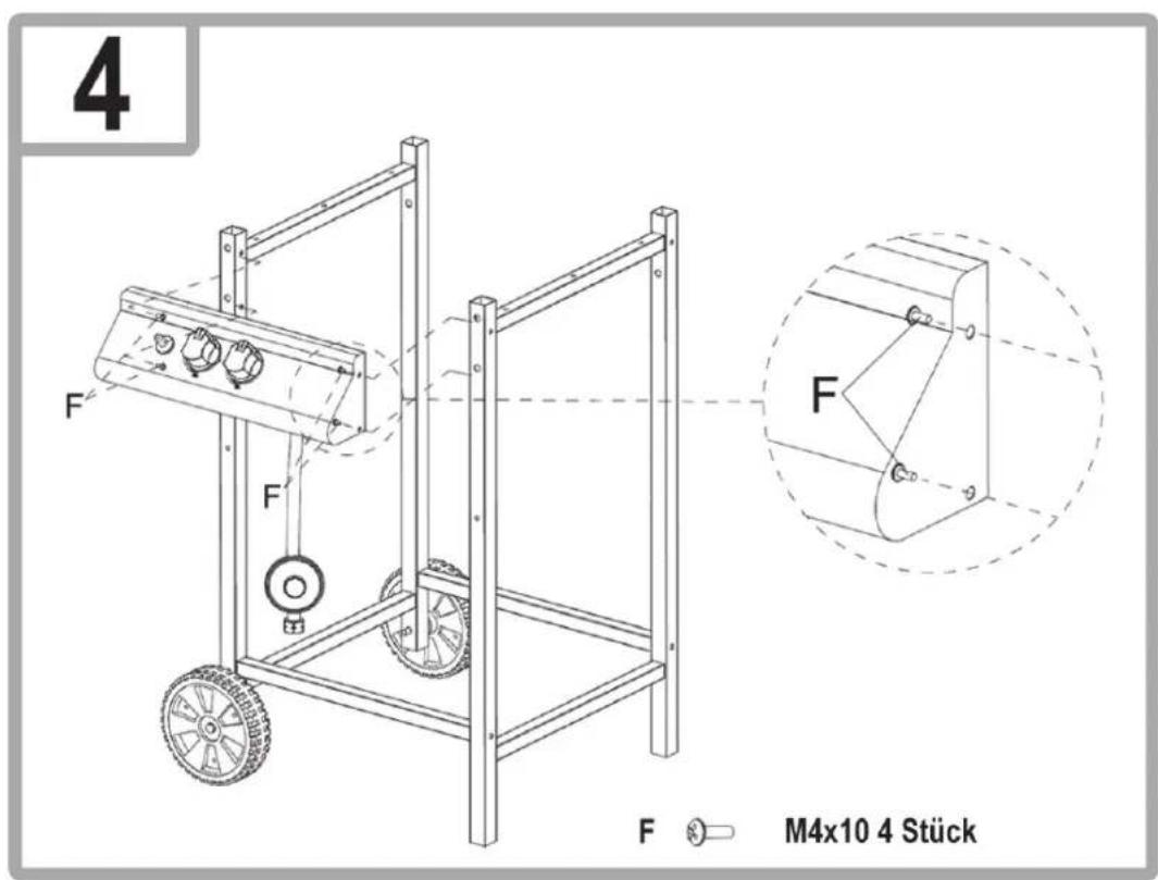 CLATRONIC GG 3590 - Für den Aufbau benötigen Sie: - 5