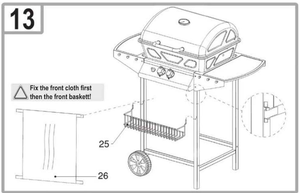 CLATRONIC GG 3590 - Assembling the Grill - 12