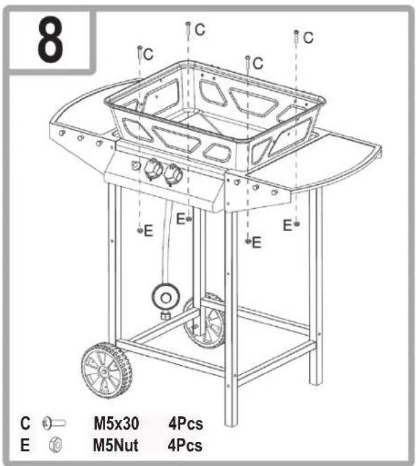 CLATRONIC GG 3590 - Assembling the Grill - 7