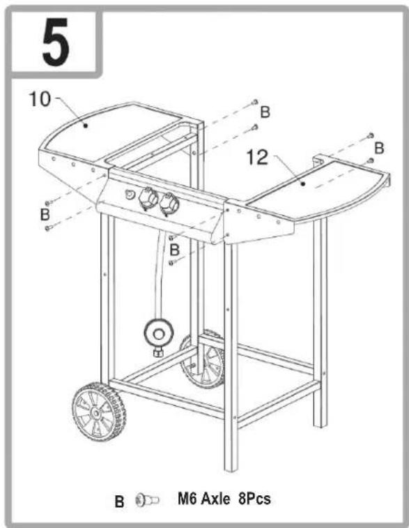 CLATRONIC GG 3590 - Assembling the Grill - 5