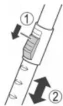 CLATRONIC BS 1296 - Telescopic suction pipe - 1
