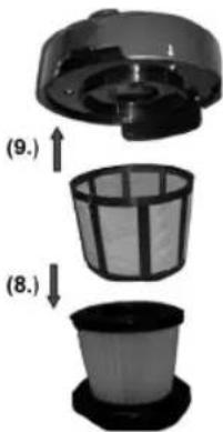 CLATRONIC BS 1294 - Motorschutzfilter (Einlassfilter) - 1