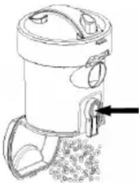 CLATRONIC BS 1294 - Emptying the dust collector - 2