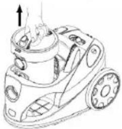 CLATRONIC BS 1294 - A porgyűjtő kiürítése - 1