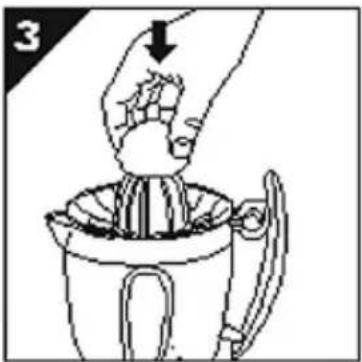 CLATRONIC ZP 2819 - Die Teile der Zitruspresse - 3