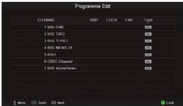 XORO HTC 2233HD - Bloquer des chaînes (Block Program) - 1