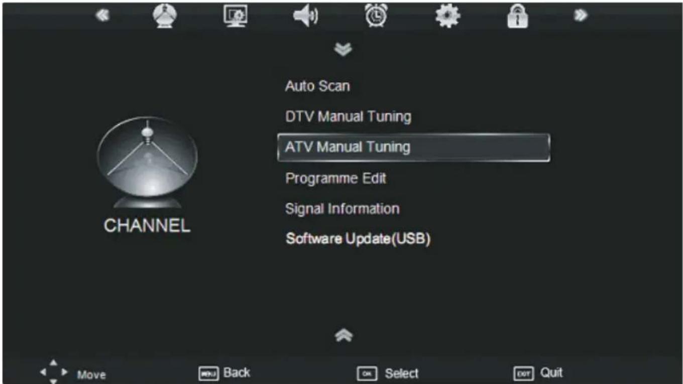 XORO HTC 2233HD - Réglages des chaînes - 1