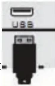 XORO HTC 2233HD - Connecting the USB device - 1