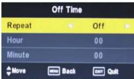 XORO HTC 2233HD - Off Time of the TV - 1