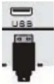 XORO HTC 2233HD - Connector un support USB - 1