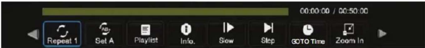 XORO HTC 2233HD - Navigation bar - 1