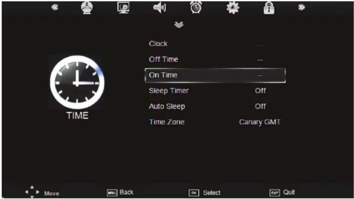 XORO HTC 2233HD - Zeiteinstellungen - 1