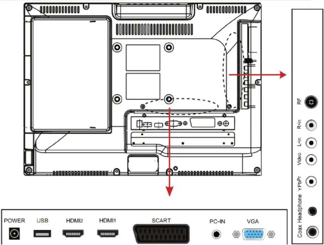 XORO HTC 2232D - Panneau arrêté - 1
