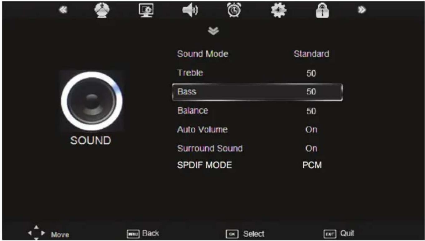 XORO HTC 2232D - Toneinstellungen - 1