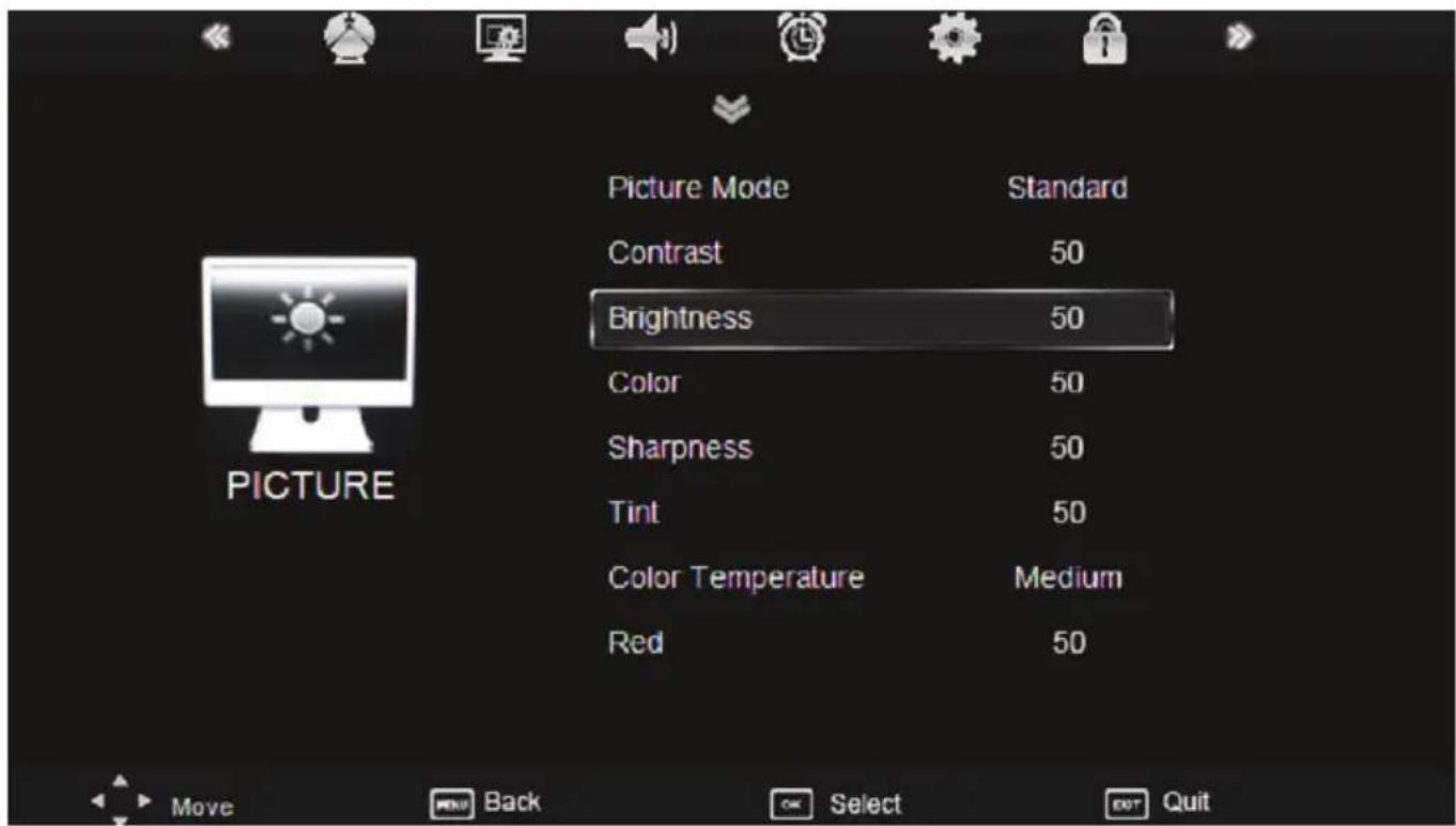 XORO HTC 2232D - Bildeinstellungen - 1