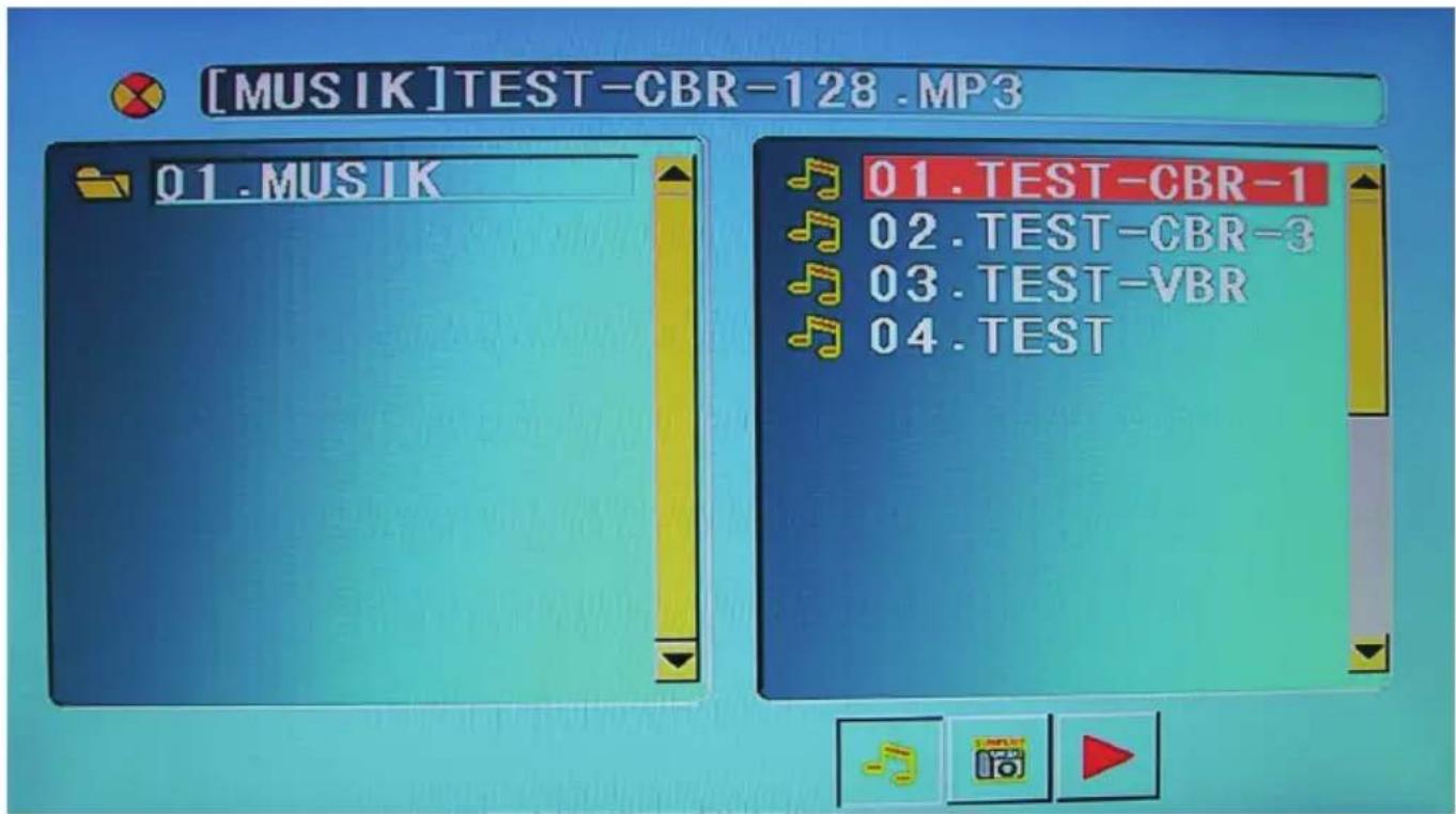 XORO HTC 2232D - Data memory with Music, JPEG or Video files - 1