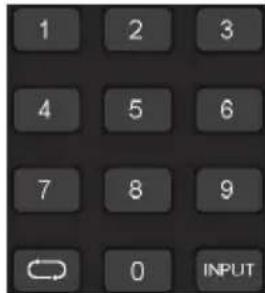 XORO HTC 2232D - Numeric Buttons - 1