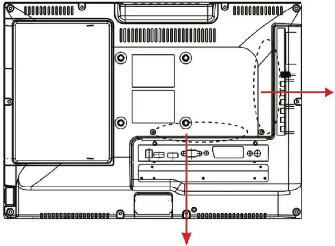 XORO HTC 2232D - Rückseite - 1