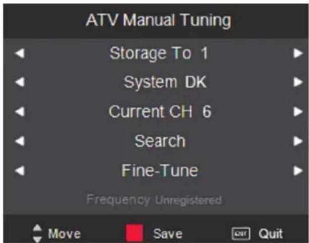 XORO HTC 2232D - ATV Manual Search (ATV Manual Tuning) - 1