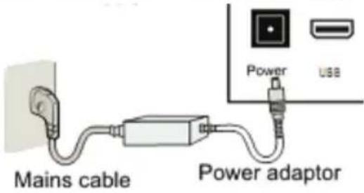 XORO HTC 2232D - Power connection - 1