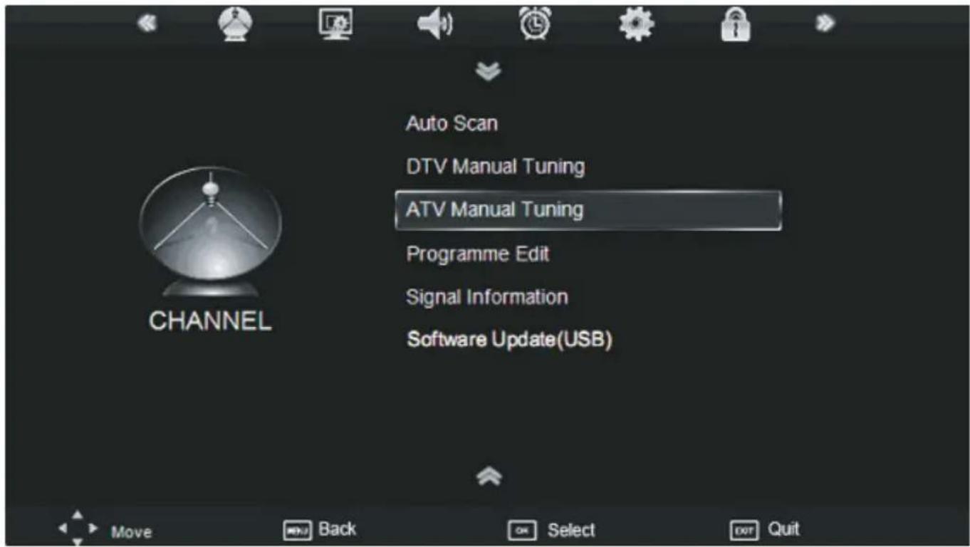 XORO HTC 2232D - Kanaleinstellungen - 1
