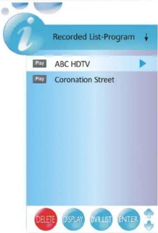 XORO HTC 2228D - Playing recorded program - 1