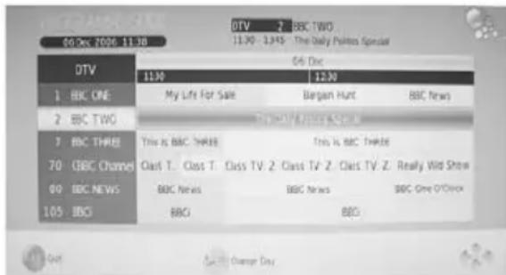 XORO HTC 2228D - Guide électronique des programmes (EPG) - 2