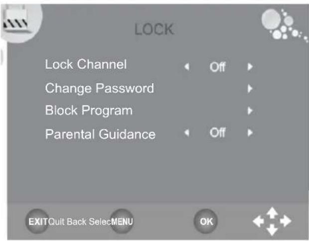 XORO HTC 2228D - Kanal sperren (Lock Channel) - 1